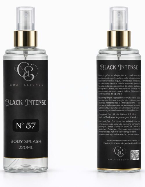 Body Splash Black Intense 220ml n. 57